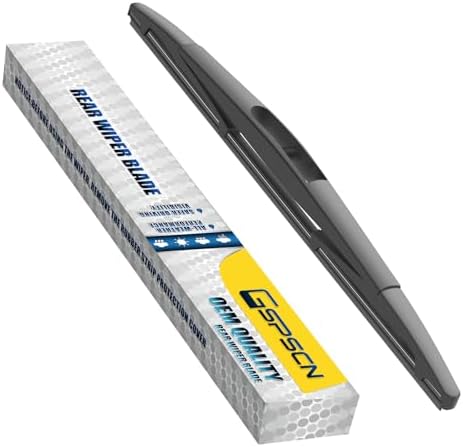 GSPSCN 14 Inch Rear Wiper Blade, OEM Quiet Streak-Free Rear Window Wiper