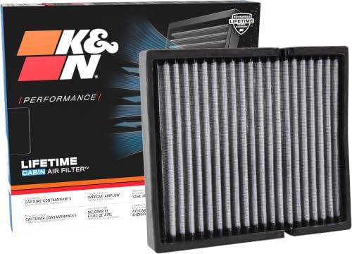 K&N LIFETIME Cabin Air Filter: Premium, Washable, Clean Air for your Cabin: Compatible with 2016-2025 Isuzu/Mazda/Lexus/Subaru: (See Product Description for Select Models), VF2054 (Pack of 12)