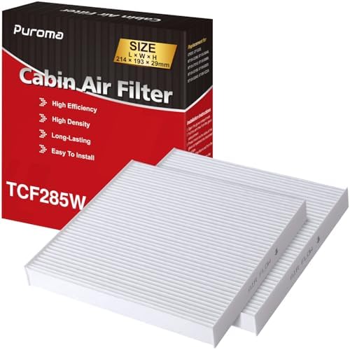 Puroma 2 Cabin Air Filter Multi-Layer for CP285 CF10285 Toyota Lexus Subaru