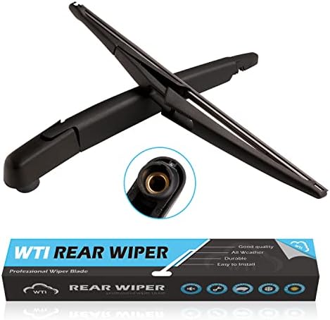 WTI Rear Wiper Arm Blade Set Compatible With Nissan Rogue 2014-2019 / Rogue Sport 2017-2019 / Pathfinder 2013-2019 Rear Windshield Window Wiper Kits Assembly New Replacement Accessories Parts