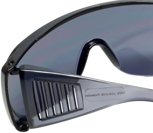 Calabria Fit Over Safety Glasses | Polarized Sunglasses Over Glasses | Wrap Around Anti-Fog | Scratch Resistant | Unisex