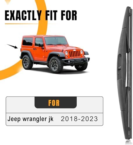 AUTOBOO 12" Rear Wiper Blade Replacement for Jeep Wrangler 2018–2023
