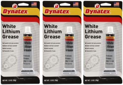 Dynatex White Lithium Grease 1 oz Tube (3 Pack)