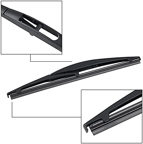 X AUTOHAUX Rear Windshield Wiper Blade Arm Set for Suzuki Swift 05-18
