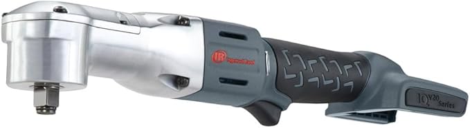 Ingersoll Rand W5350-K22 1/2" 20V Cordless Angle Impact Wrench 2 Battery Kit, 180 ft-lb Torque, Friction Ring Retainer, Inline