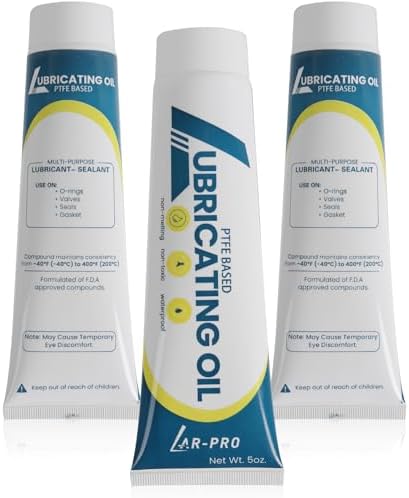 AR-PRO 5oz General-Purpose Silicone Sealant Lubricant (3-Pack) - Waterproof Silicone Grease Long-Lasting Lube use for Swimming Pool O-Rings, Pool Gaskets, Valve, Faucet and Bearings