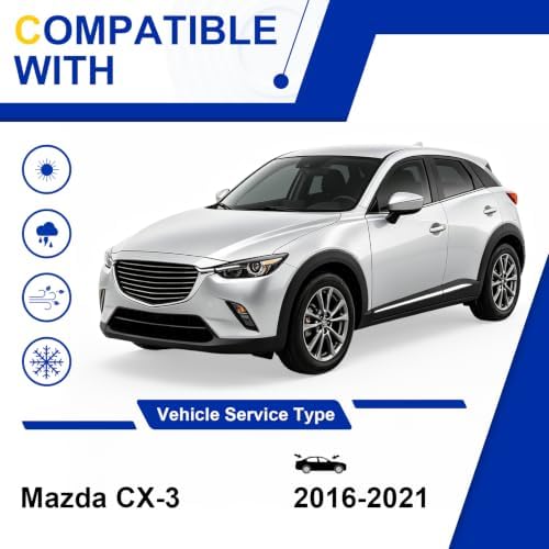 KAIYI 3 Windshield wipers Compatible with Mazda CX-3 2016-2021