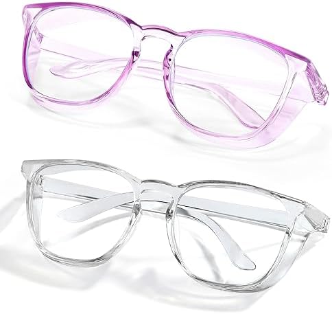 Safety Glasses Goggles for Women Girls Anti Fog Protective Eyewear Glasses