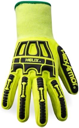 HexArmor Cold Weather Helix Series Gloves | Cut and Puncture Resistant | High-Dexterity | Touchscreen Capable