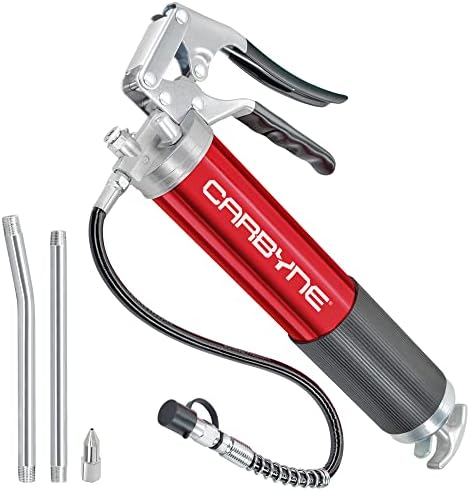 Carbyne Grease Gun, Pistol Grip, 7500 PSI, Heavy-Duty Professional Series
