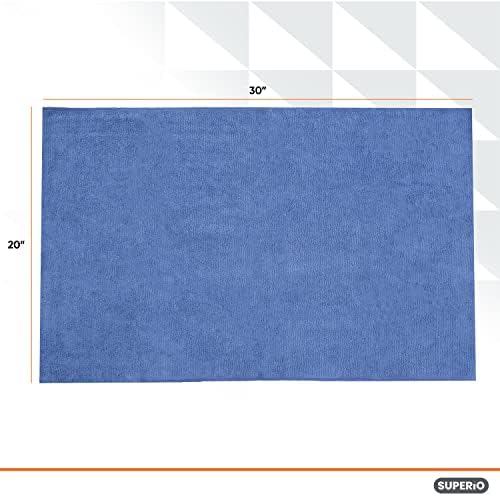 Superio Microfiber Squeegee Towel Extra Large Miracle Cloth 20 x 30 Streak Free Microfiber Floor Cloth-Rag for Cleaning House, Kitchen, Bathroom-Scratch Free