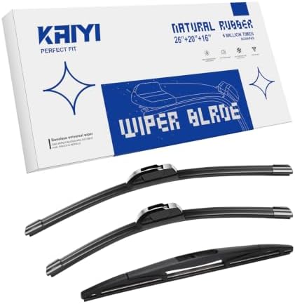 KAIYI 3 Pack Windshield Wipers Compatible with Acura MDX 2022-2025
