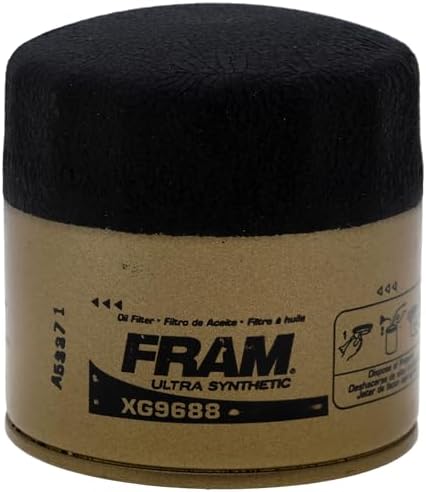 FRAM Synthetic XG9688P 20K Mile Change Automotive Replacement Engine Oil Filter for Synthetic Oil Changes, Premium Vehicle Engine Protection Oil Filter for Select Vehicle Model Years