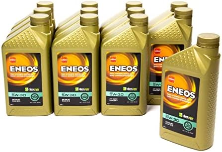 ENEOS 5W-30 Fully Synthetic Motor Oil, API SQ, dexos1 Gen3, 12 Qt