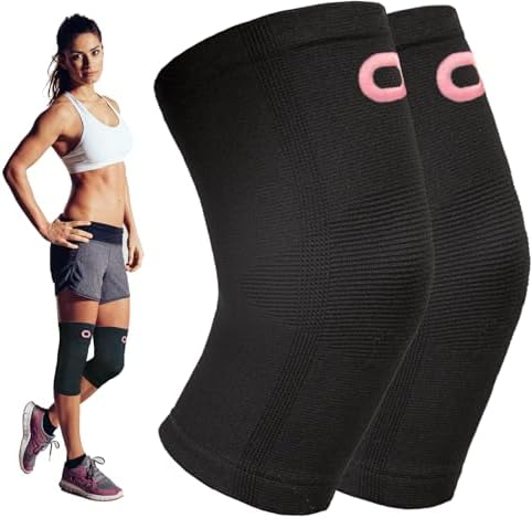 Knee Brace for Women & Men (Pair) – Knee Sleeves for Running, Workout, Weightlifting & Sports – Compression Knee Support for Knee Pain Relief, Meniscus Tear & Arthritis