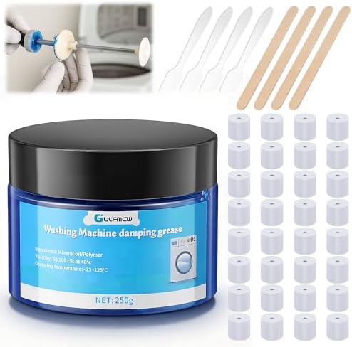 8.8 oz (250g) Washing Machine Damping Grease with 32 Foam Inserts