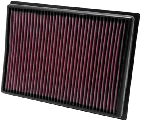K&N High-Flow Original Lifetime Engine Air Filter: Increase Power: Premium, Washable: Compatible with 2010-2024 Toyota/Lexus: GX460, 4Runner, FJ, Land Cruiser, Prado, 33-2438