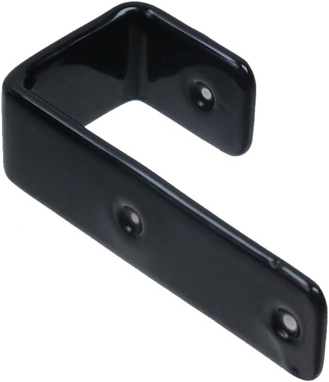 Coshar 8Pcs Heavy Duty Utility Hooks Black 1 Inch Bunk Bed Ladder Hook Stainless Steel J Hooks for Bed Decor, Garage Storage, Cable Tool Organization - 1 Inch Black