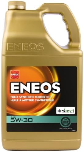 ENEOS 5W-30 Fully Synthetic Motor Oil, API SQ, dexos1 Gen3, 5 Qt