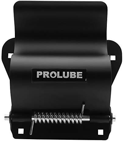 PROLUBE Heavy Duty Grease Gun Holder | 4-Bolt Design | All Steel Construction | Snap Action Clamp for Secure Hold | for Grease & Suction Guns | Attach to Any Farm & Construction Equipment (44842)