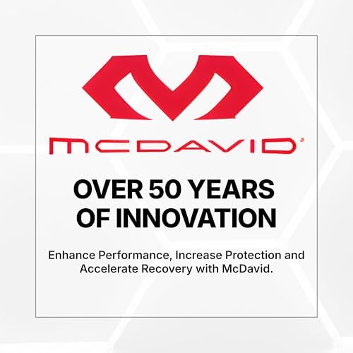 Knee Compression Sleeves: McDavid Hex Knee Pads Compression Leg Sleeve for Basketball, Volleyball, Weightlifting, and More - Pair of Sleeves