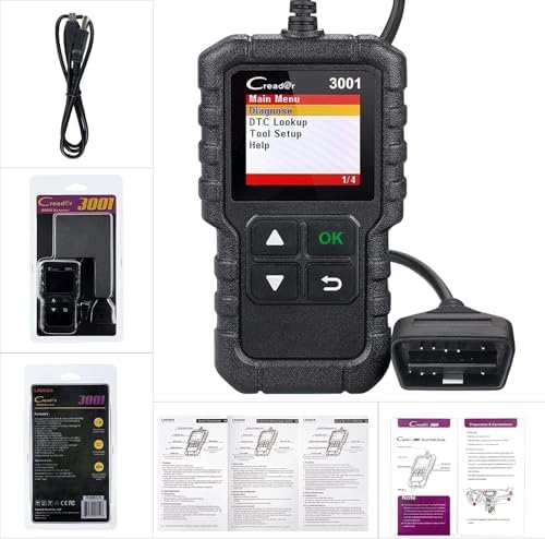 LAUNCH Creader 3001 OBD2 Scanner, Check Engine Code Reader, Lifetime Update