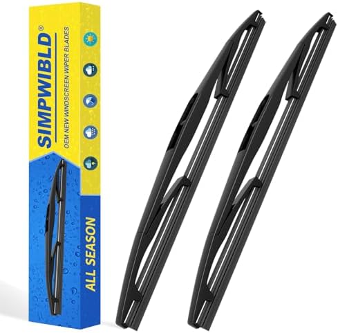 10 Inch Rear Wiper Blade for 2016-2020 Honda HR-V/2011-2013 Infiniti QX56 Windshield Wiper Blade Set (Set of 2)
