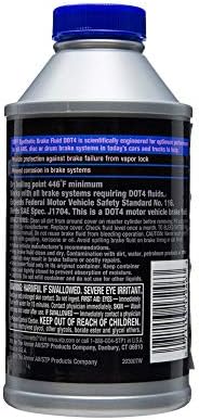 STP Synthetic Brake Fluid, Dot 4 Brake Fluid Protects_Brake Systems, ABS, Disc and Drum Systems, 12 Oz, STP (Pack of 6)