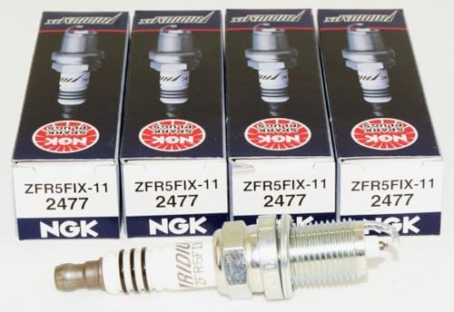 NGK 2477 Iridium Spark Plugs ZFR5FIX-11 (4 Pack)
