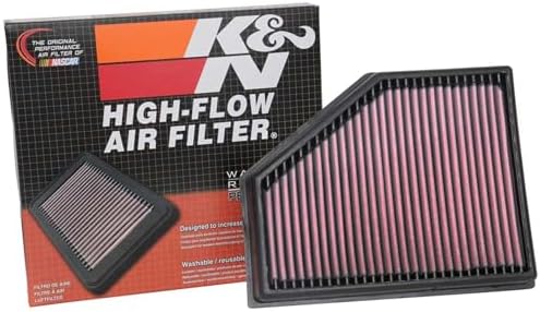 K&N High-Flow Original Lifetime Engine Air Filter: Washable, 33-3134