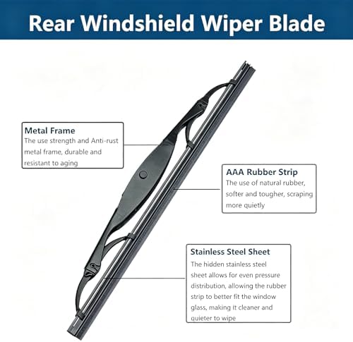 Rear Windshield Wiper Arm with Wiper Blade for Buick Encore 2013-2020 / Chevy Trax 2015-2020 Back Window Wiper Arm Blade Replacement OEM # 95915136, 95466019, 95915137