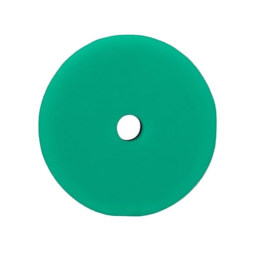 Maxshine 5“ Universal Polishing Foam Pad for Cutting – Low Profile Hook & Loop with Rubber Backing – Compatible with Long Throw DA Polishers – EVA Foam for Heat & Pressure Absorption