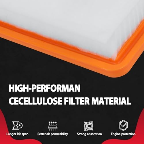 Engine Air Filter Fit for 2018-2026 Chevy Equinox/ 2018-2026 GMC Terrain CA12260 A3226C A3240C 23279657