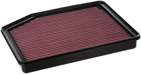K&N High-Flow Original Lifetime Engine Air Filter: Increase Power: Premium, Washable: Compatible with 2016-2026 Subaru: Ascent, Crosstrek, Forester, Impreza, Legacy, Outback, WRX, XV, 33-5064