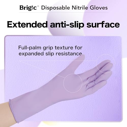 12 Inch Long Cuff Nitrile Gloves, Disposable Gloves