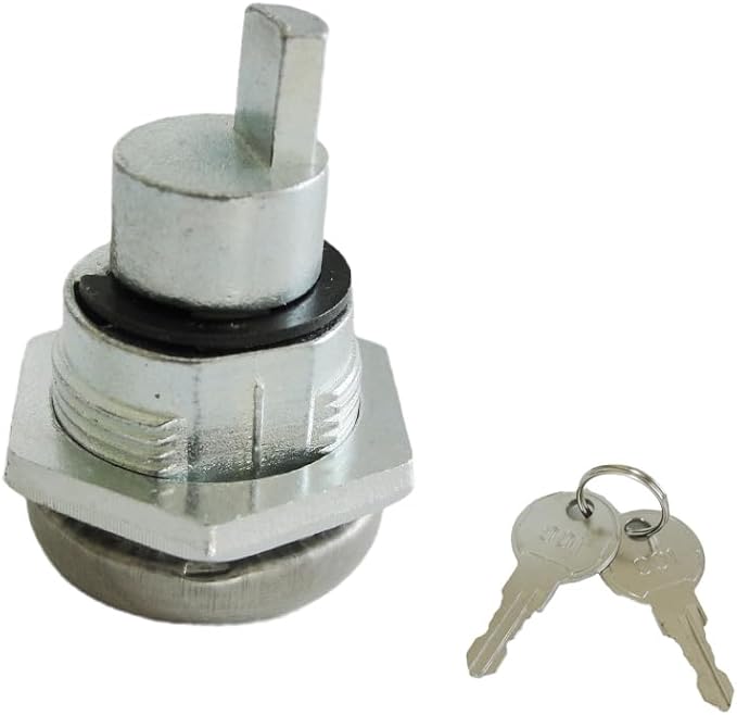 2 Pack Tool Box Locks with Keys - Replacement for Flush Mounted T Handle Tool Box - Secure and Convenient - Fits Ute - 5/8 Inch Lock Cylinder - Durable and Reliable - Easy Installation