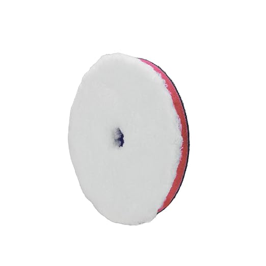Maxshine 5" Universal Microfiber Polishing Foam Pad for Finishing – Ultra-Soft Microfiber with Hook & Loop – Compatible with DA & Rotary Polishers – Ideal for Final Finishing