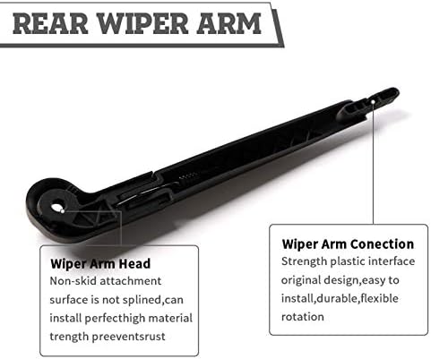Rear Windshield Wiper Arm & Blade for Jeep Wrangler JK 2007-2018