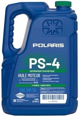 Polaris PS-4 Full Synthetic 5W-50 All-Season Engine Oil