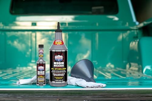 Lucas Oil 10118 High Mileage Oil Stabilizer - 1 Quart (Pack of 12)