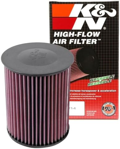 K&N High-Flow Original Lifetime Engine Air Filter: Reusable, Clean Every 75,000 Miles, Washable, Premium: Compatible with 2007-2019 Ford/Lincoln/Volvo (Escape, Focus, MKC, V40, V70, C30, S40) E-2993