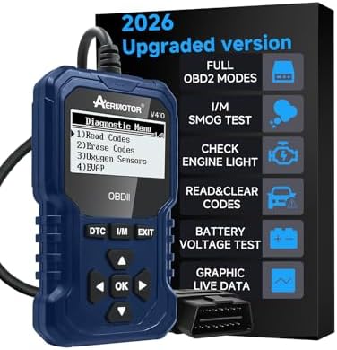 V410 OBD2 Scanner Fault Code Reader, Car Scanner Diagnostic Tool
