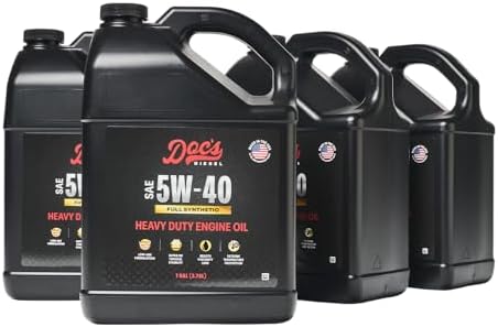 Doc's Diesel 5W-40 Full Synthetic Heavy Duty Oil, CK-4 Cold Start, 4 Gal