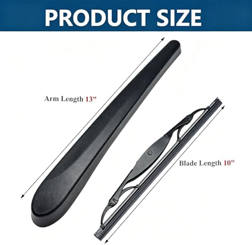 Rear Windshield Wiper Arm with Wiper Blade for Buick Encore 2013-2020 / Chevy Trax 2015-2020 Back Window Wiper Arm Blade Replacement OEM # 95915136, 95466019, 95915137