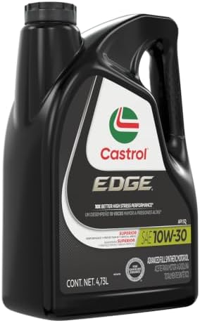 Castrol EDGE 10W-30 Advanced Full Synthetic Motor Oil, 5 Quarts