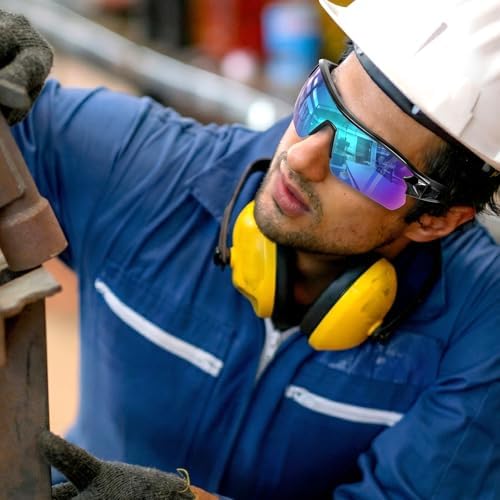 OXG Work Safety Glasses for Men Women, ANSI Z87.1 UV Protection