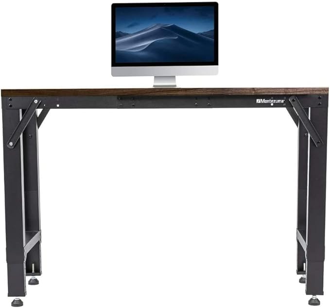 Montezuma Adjustable Steel Multi-Use Workspace Frame, 64" x 17" x 41"