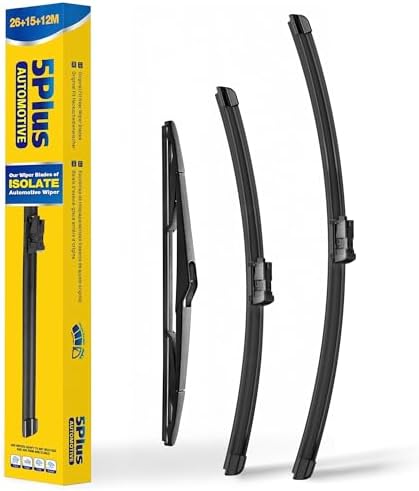 5 PLUS Custom-Fit Wipers fits 2011-2019 Ford Fiesta Windshield Wipers