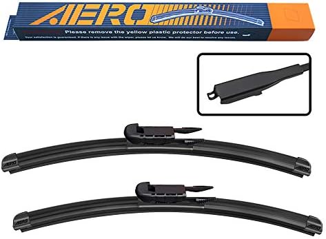 AERO Avenger 26"+20" Premium All-Season Windshield Wiper Blades OEM Replacement for Toyota Avalon 2012-2005 (Set of 2)