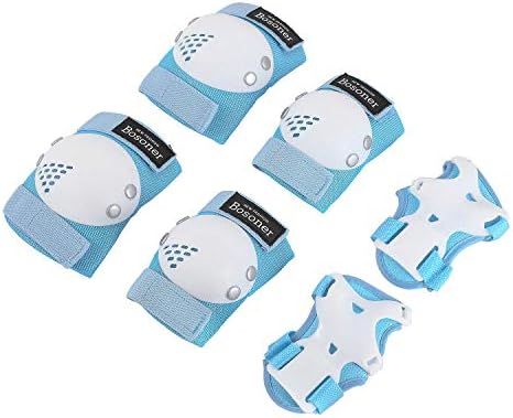 BOSONER Kids/Youth Knee Pad Elbow Pads for Roller Skates Cycling BMX Bike Skateboard Inline Rollerblading, Skating Skatings Scooter Riding Sports